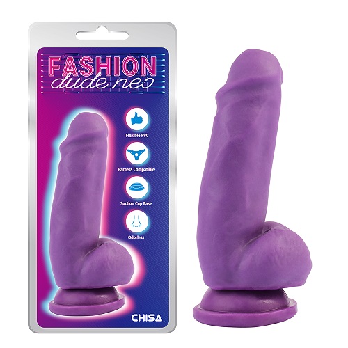 Dildo viola a doppia densità da 6,9 pollici