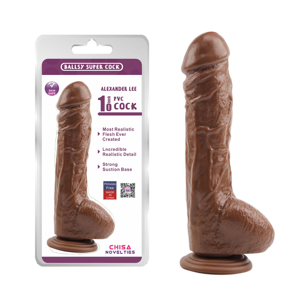 Alexander Lee 10'' Dildo-Marrone